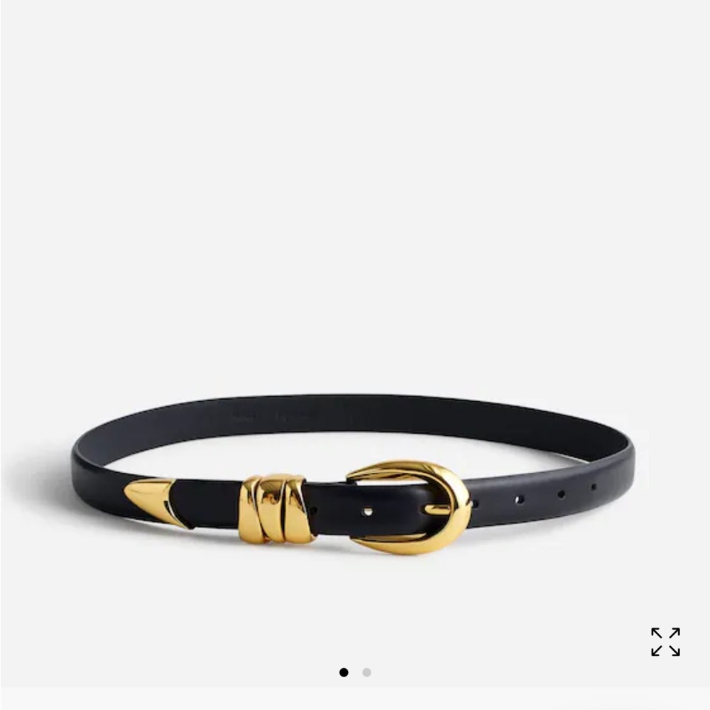 NWOT Madewell Triple Metal Keeper Belt